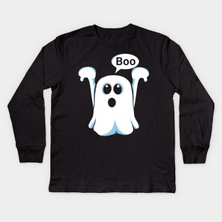 Ghost Of Disapproval Kids Long Sleeve T-Shirt